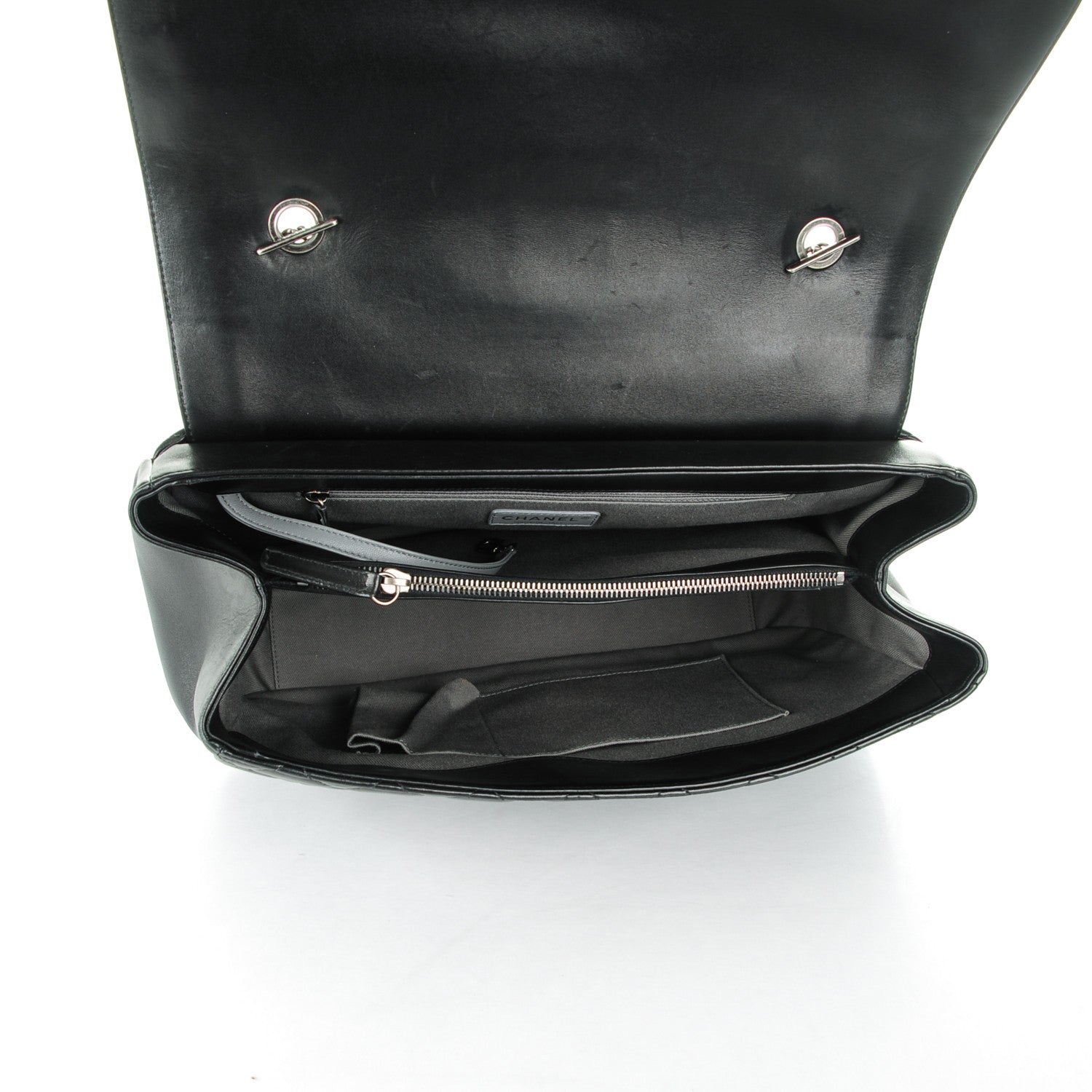 Chanel Lambskin Quilted Large Antik Boy Flap Black 5 of 10