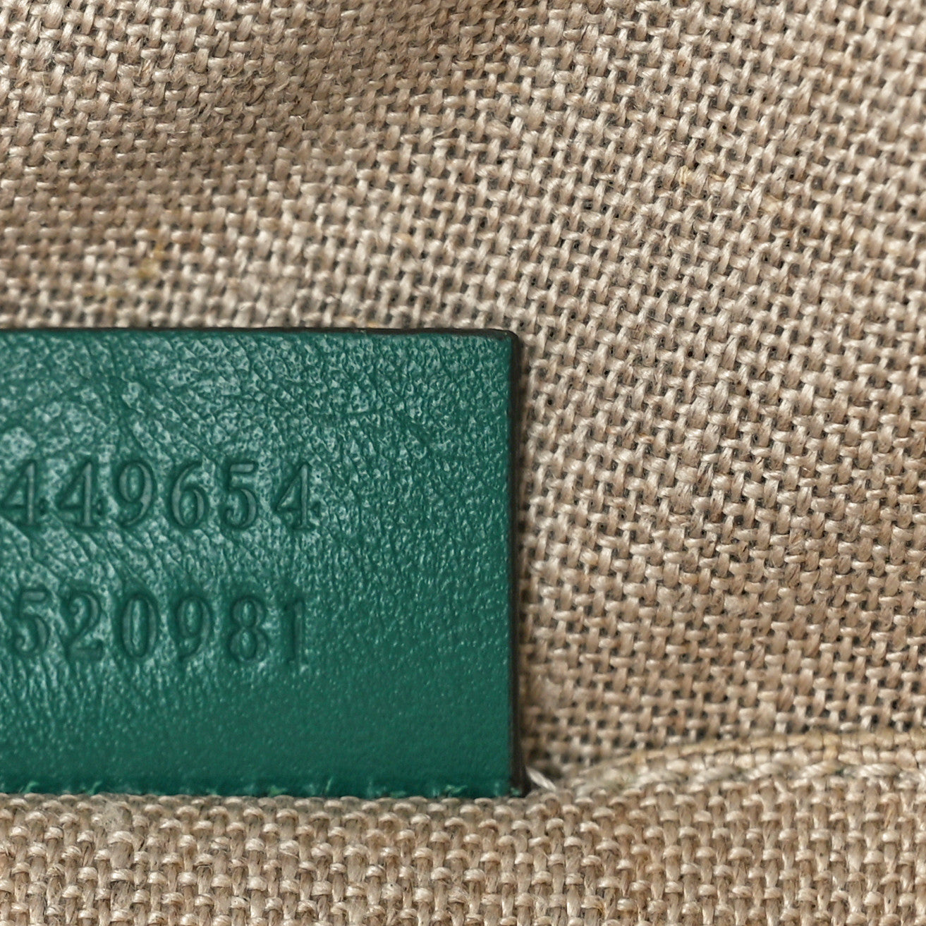 Soft Microguccissima Mini Dome Bag Emerald