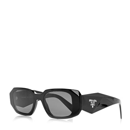 Prada Acetate Symbole Sunglasses SPR 17W Black 1 of 8