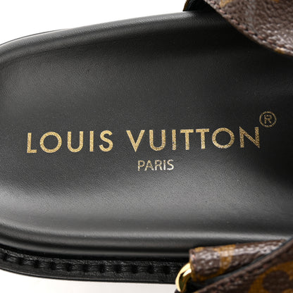 Louis Vuitton Monogram LV Sunset Comfort Flat Sandals 40 Cacao Brown 6 of 11