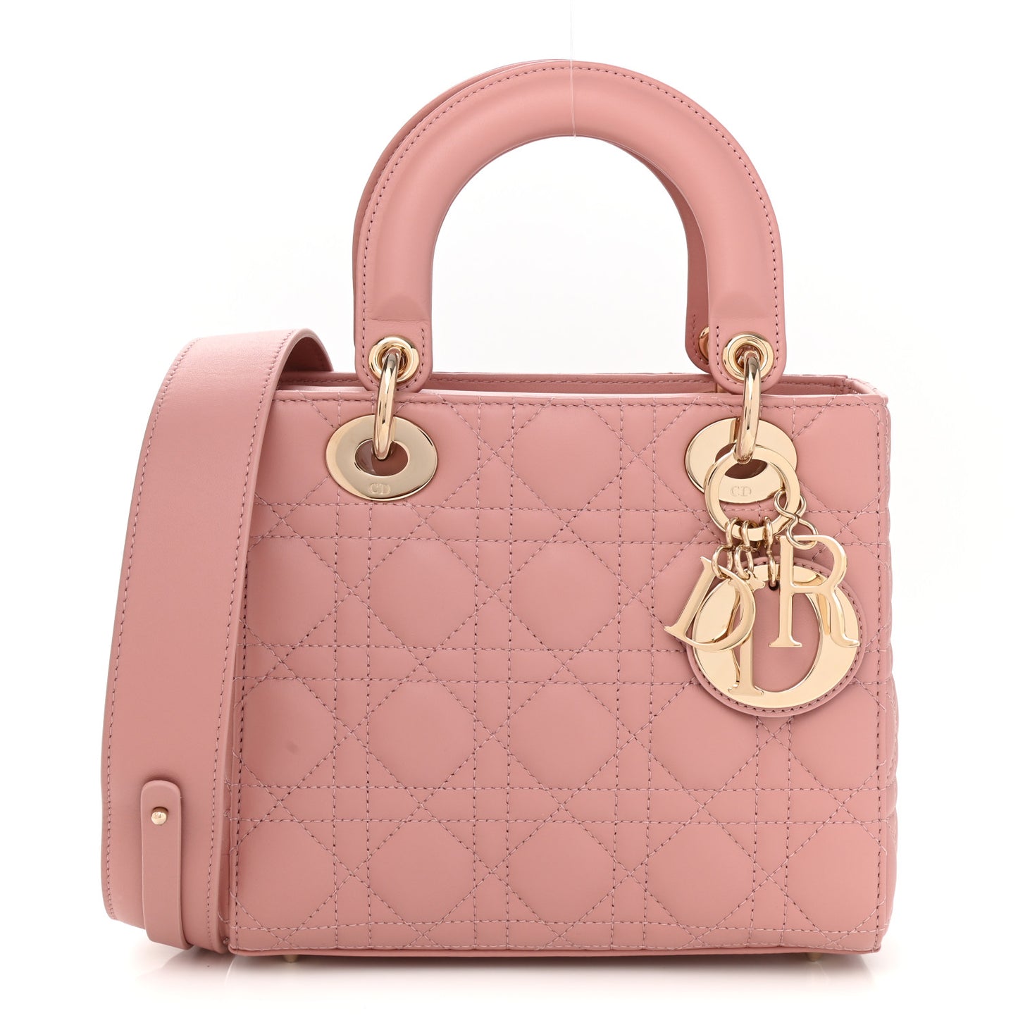 Lambskin Cannage Small My ABC Dior Lady Dior Blush