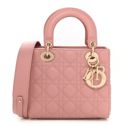 Christian Dior Lambskin Cannage Small My ABC Dior Lady Dior Blush 1 of 9