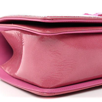 Chanel Patent Tweed Medium Boy Flap Fuchsia 9 of 11