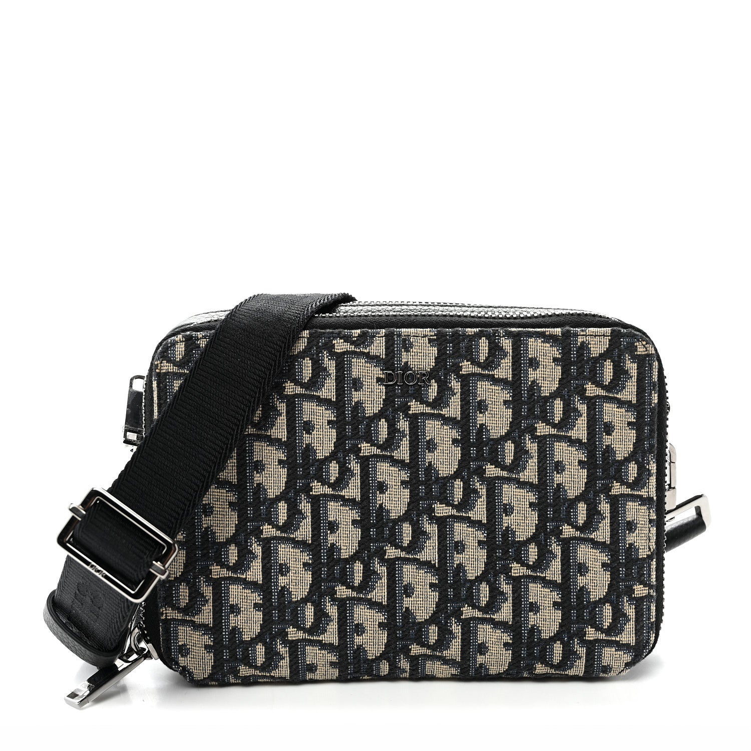Christian Dior Oblique Messenger Pouch Black 1 of 10