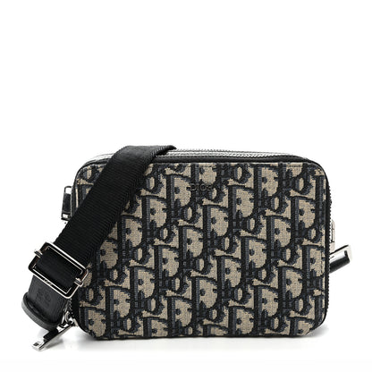 Christian Dior Oblique Messenger Pouch Black 1 of 10