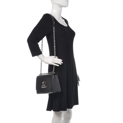 Louis Vuitton Epi Twist Shoulder Bag MM Black 2 of 8