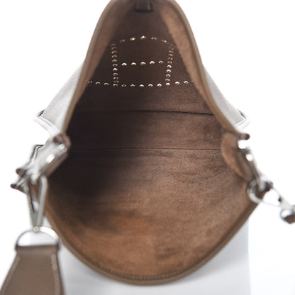 Hermes Taurillon Clemence Evelyne III PM Etoupe 5 of 30