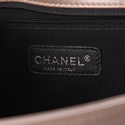 Chanel Calfskin Quilted Double Stitch Large Boy Flap Brown 5 of 8