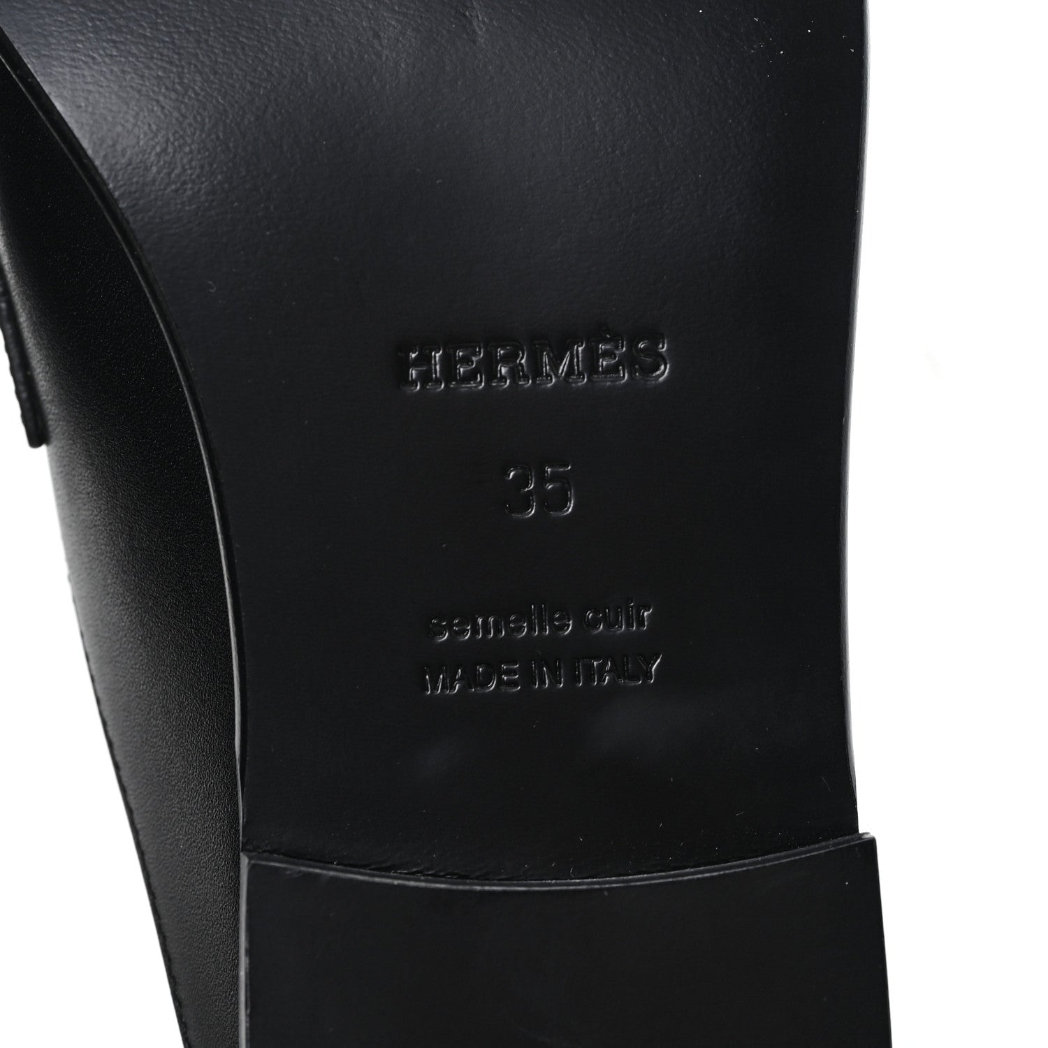 Hermes Calfskin Iota Mules 35 Black 7 of 10