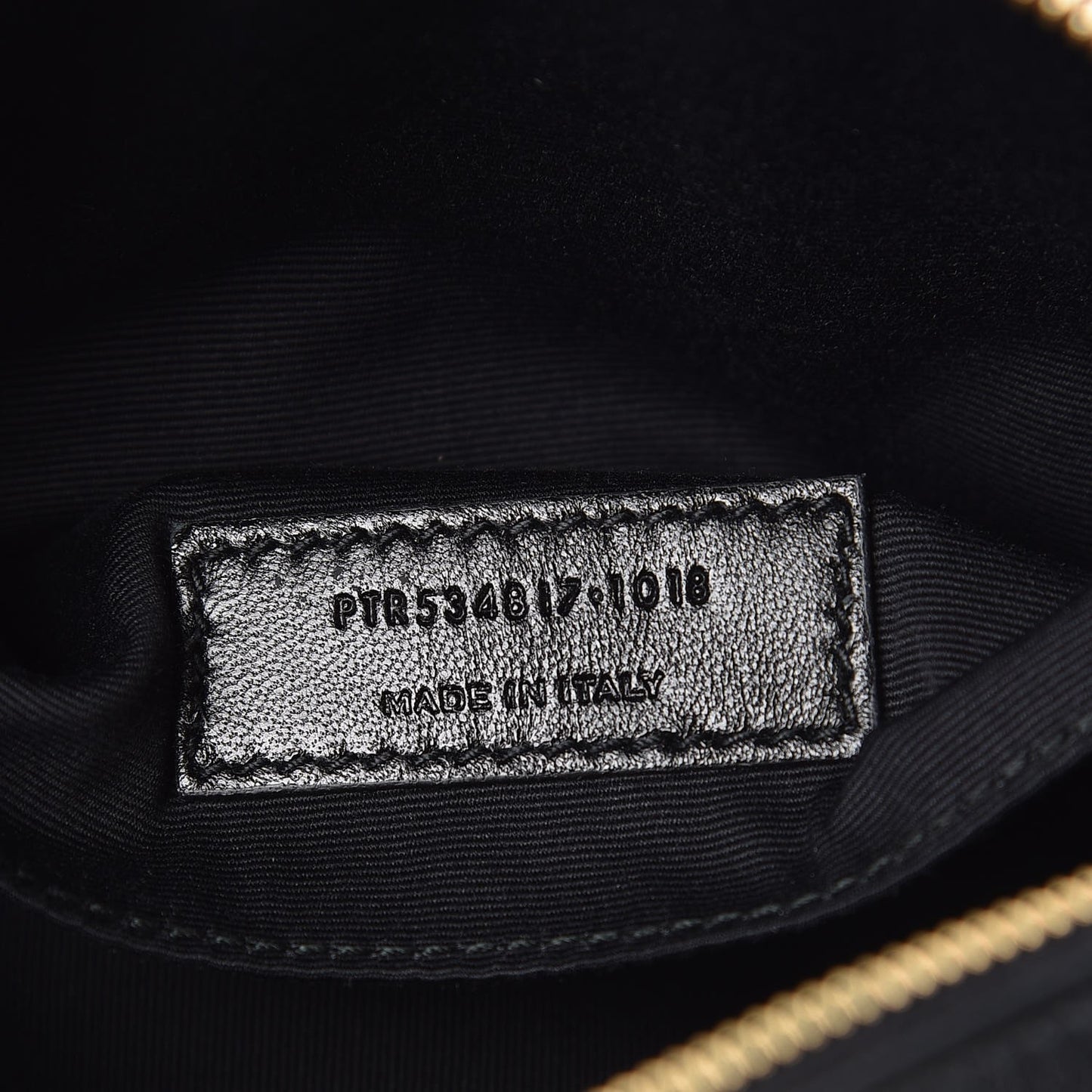 Calfskin Matelasse Monogram Lou Belt Bag Black