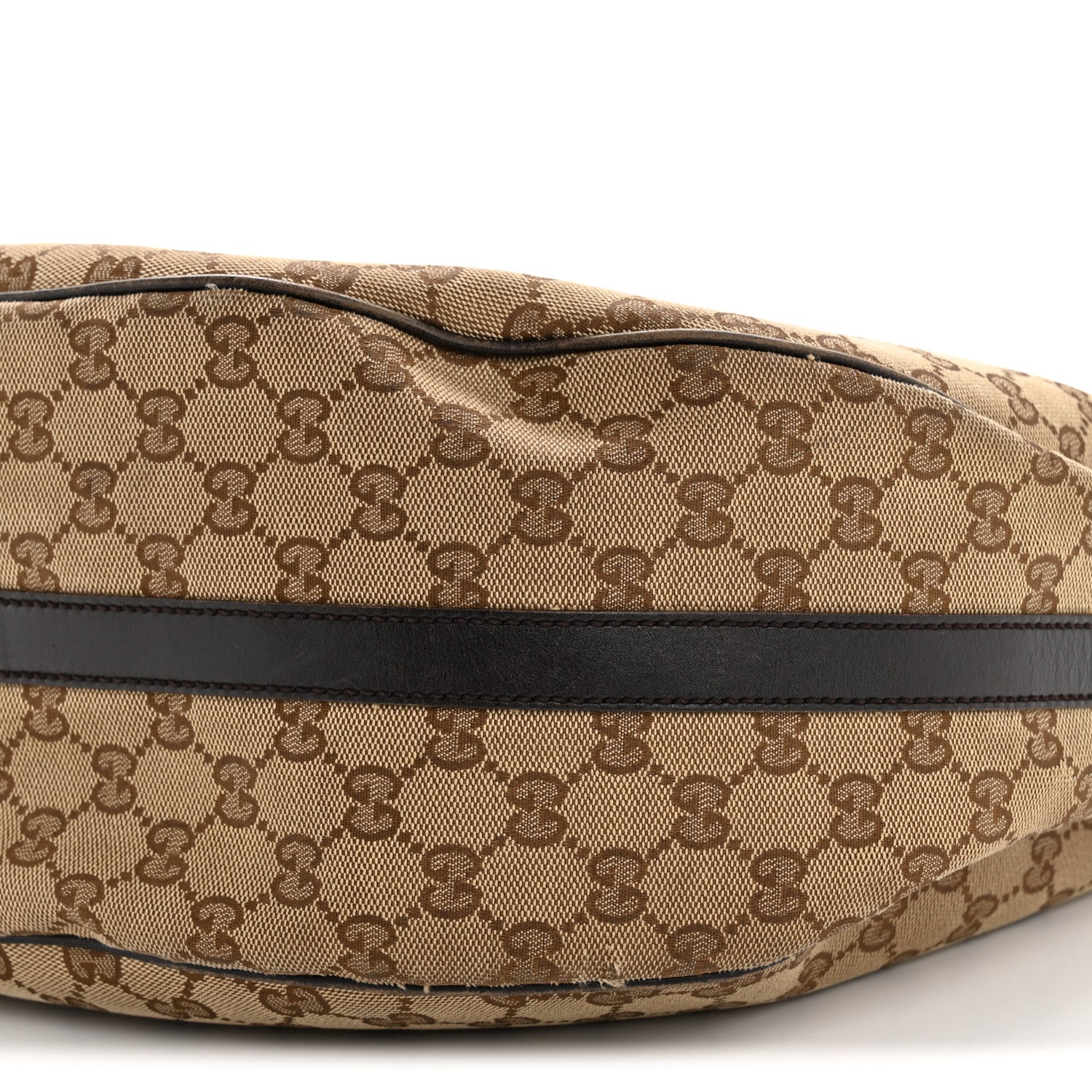 Gucci Monogram Large GG Twins Hobo Dark Brown 10 of 14