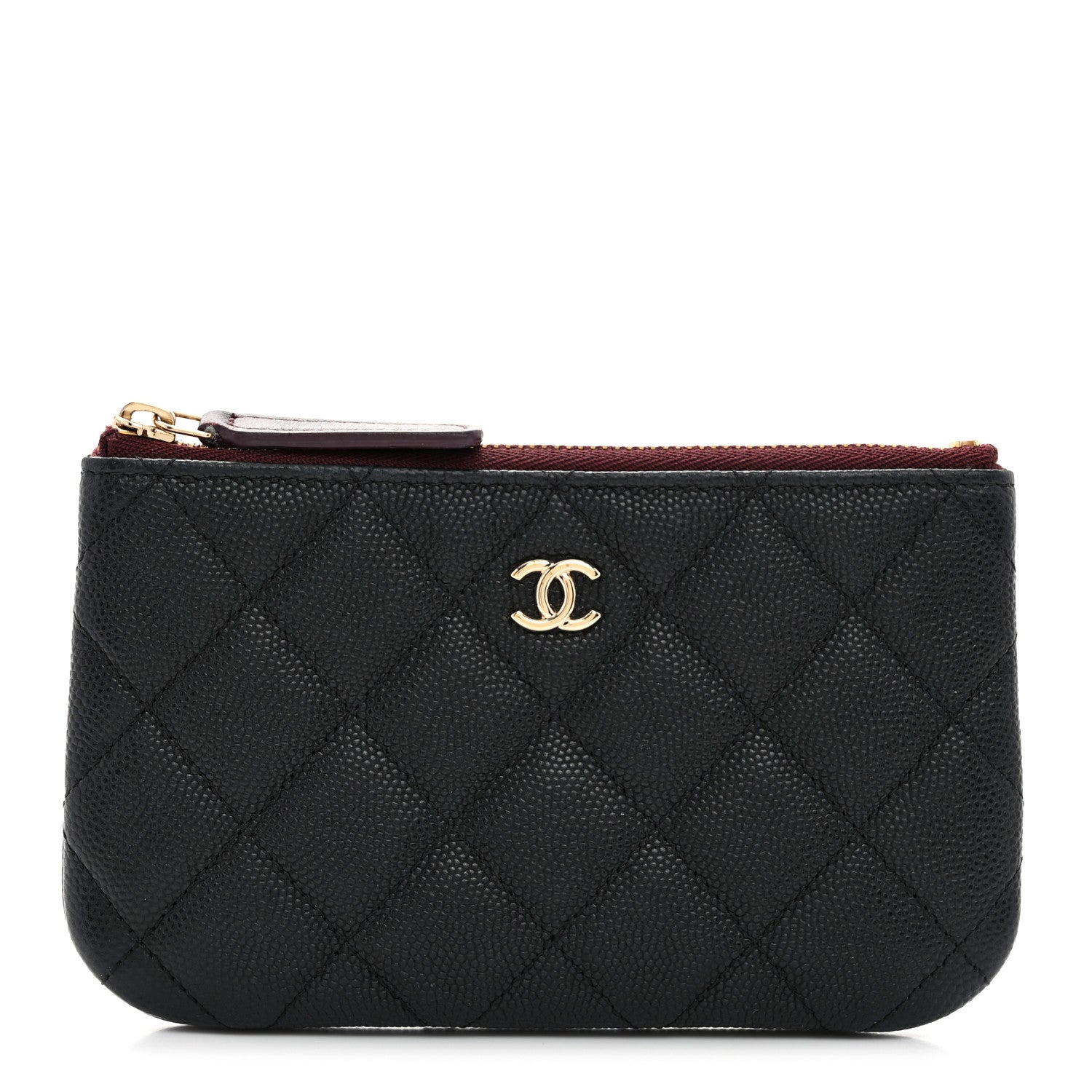 Chanel Caviar Quilted Small Cosmetic Case Black 1 of 7