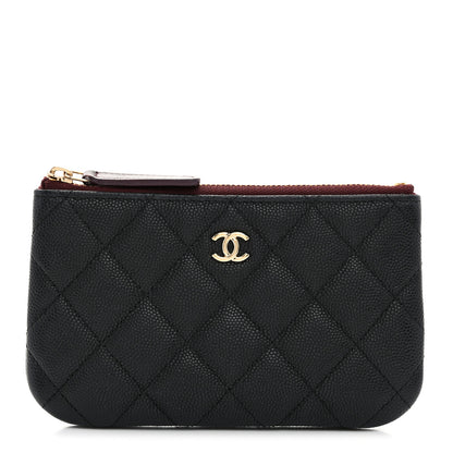 Chanel Caviar Quilted Small Cosmetic Case Black 1 of 7