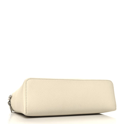 Loro Piana Grained Calfskin L19 Extra Pocket Pouch Whisper White 3 of 10