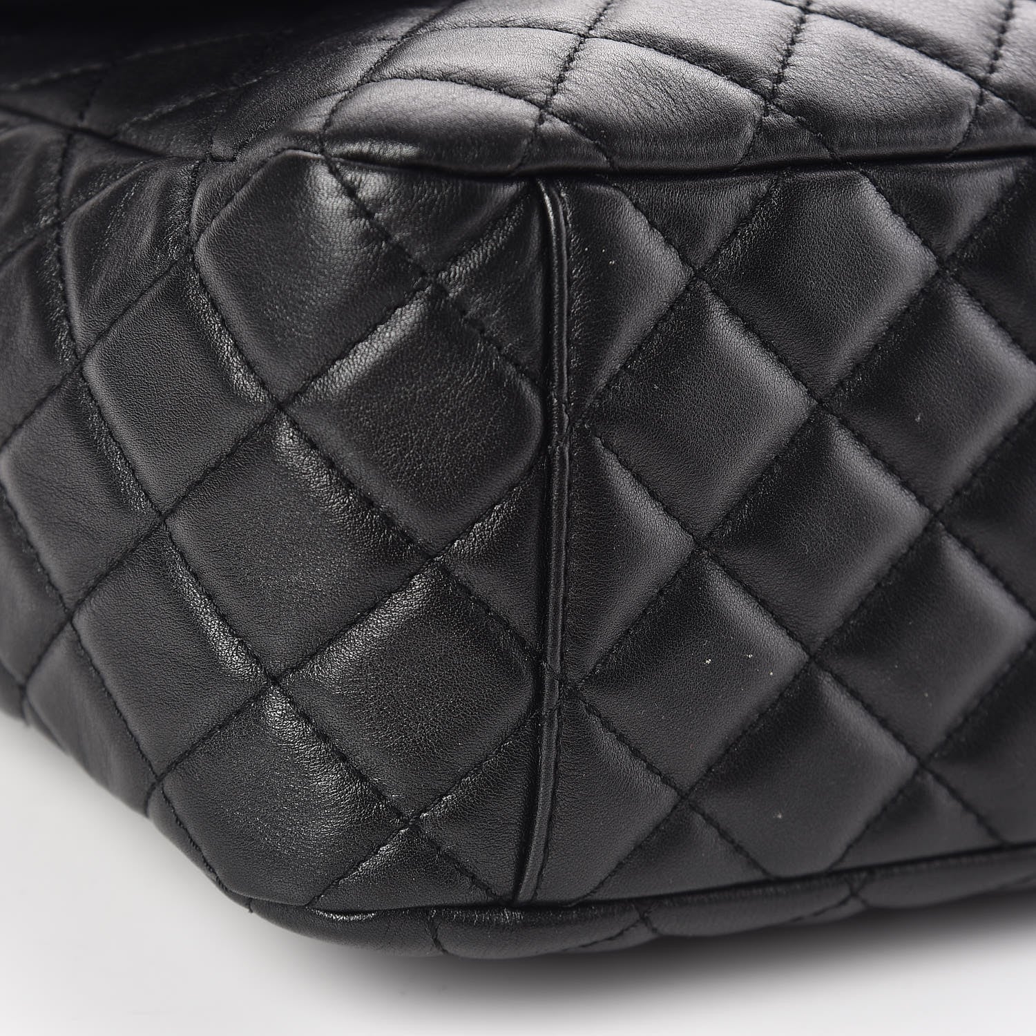 Chanel Metallized Calfskin Small XXL Travel Flap Bag Black 8 of 10