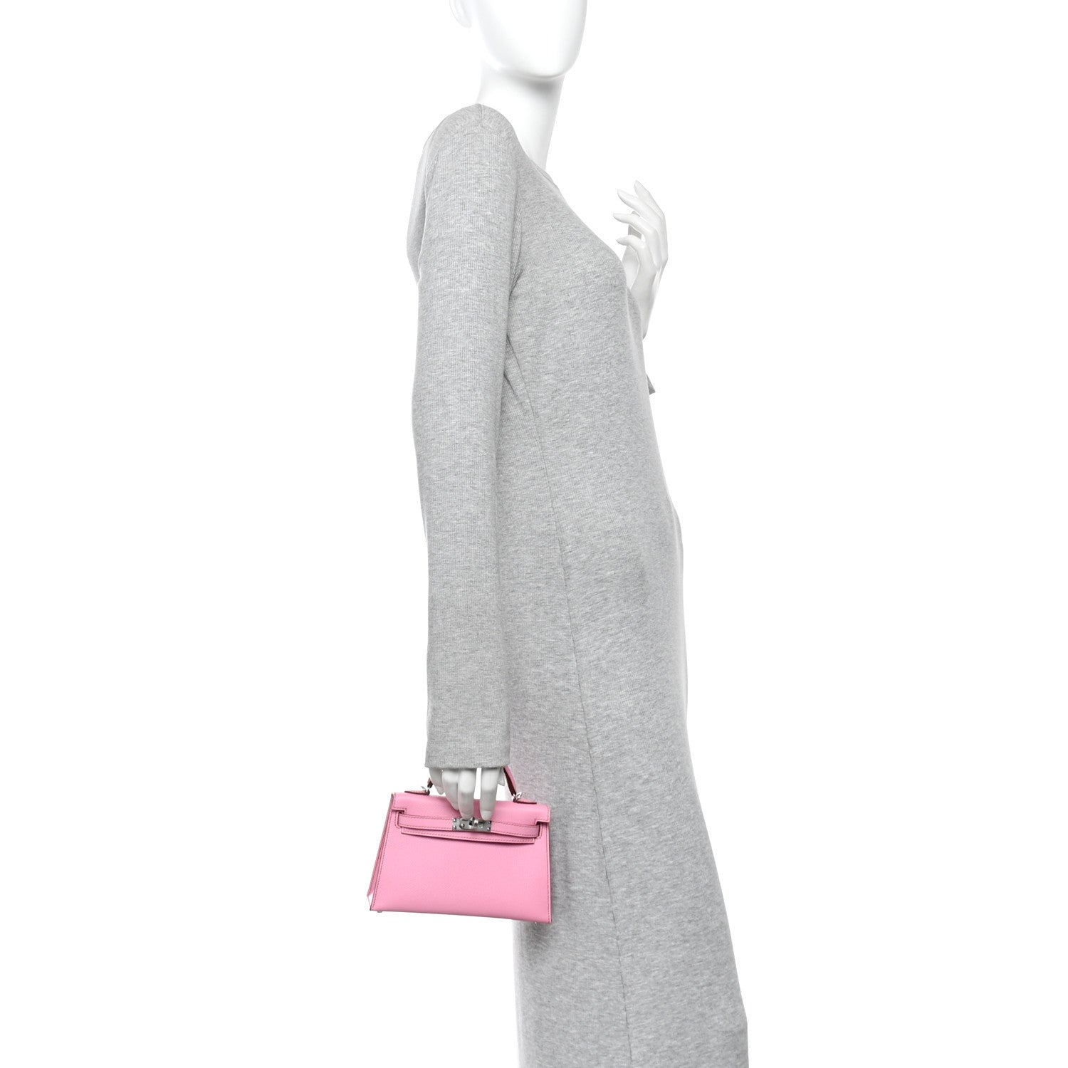 Hermes Epsom Mini Kelly Sellier 20 5P Pink 3 of 10