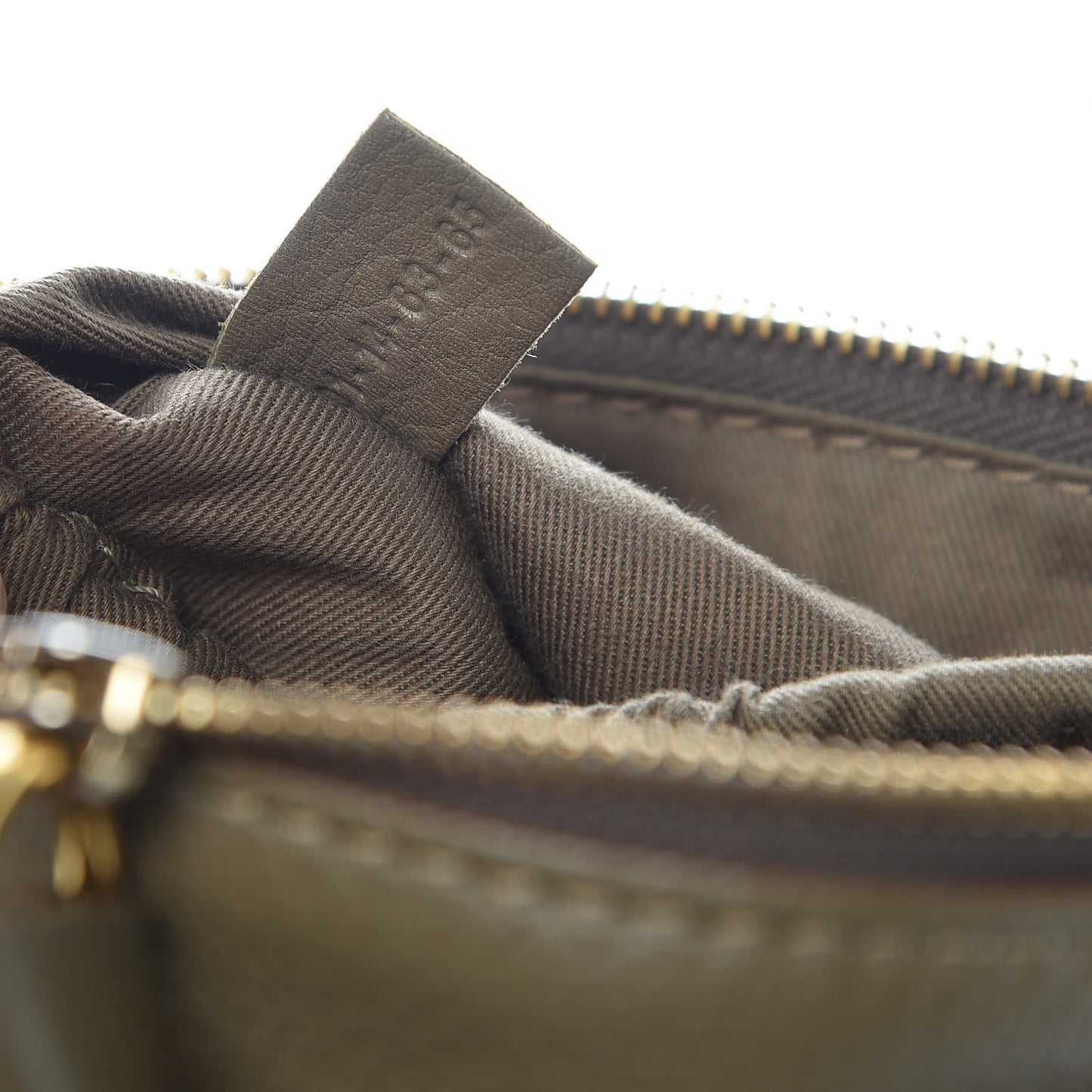 Calfskin Baby Marcie Satchel Anchor Grey
