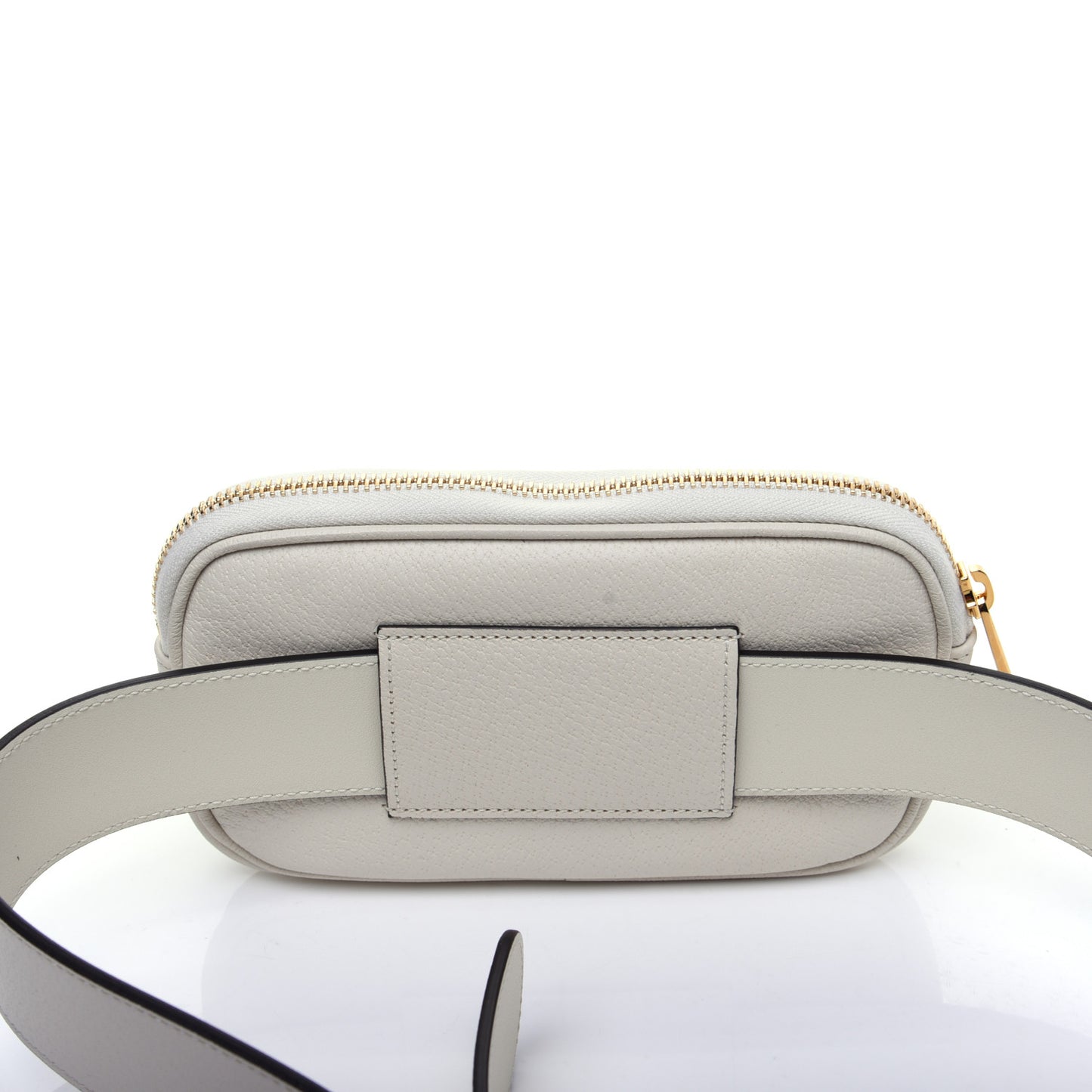 Grained Calfskin Ophidia Belted iPhone Case 85 34 White