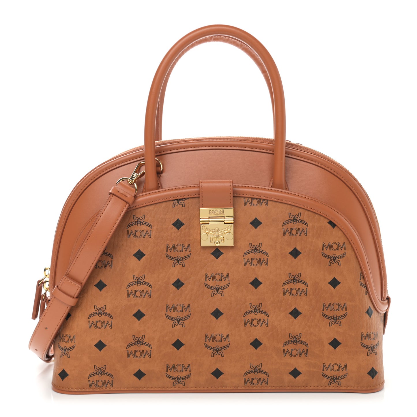 Visetos Tracy Large Tote Cognac