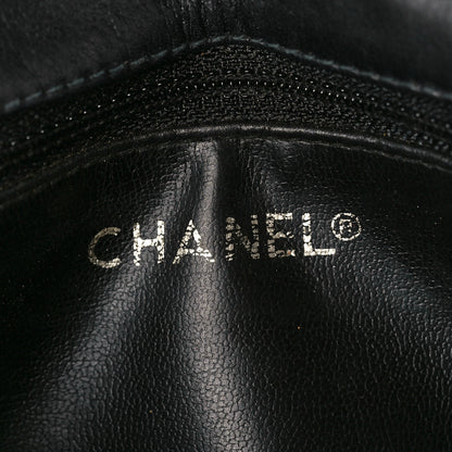 Chanel Calfskin Quilted Flap Waist Belt Bag 70 28 Black 6 of 14