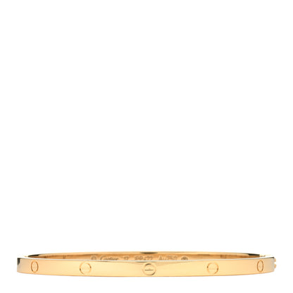 Cartier 18K Yellow Gold Small LOVE Bracelet 17 1 of 3