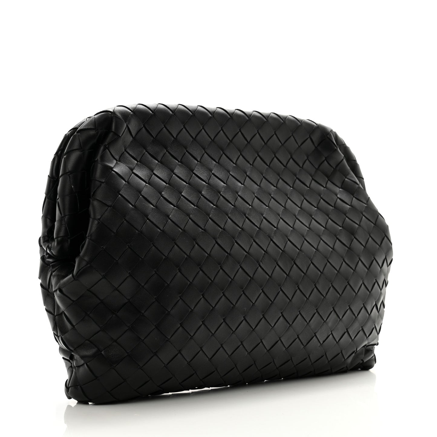 Nappa Intrecciato Clutch Black