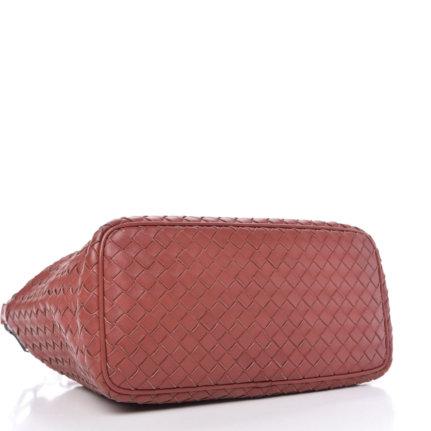 Nappa Intrecciato Small Shoulder Bag Brique