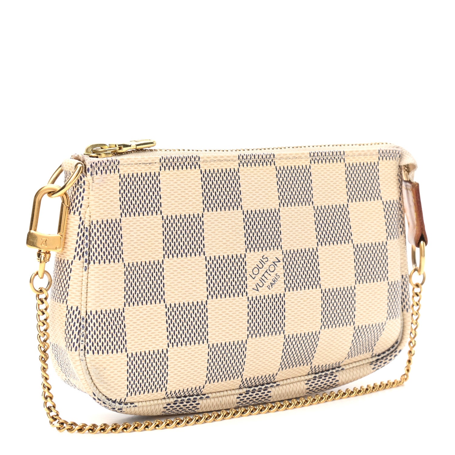 Louis Vuitton Damier Azur Mini Pochette Accessories 3 of 9