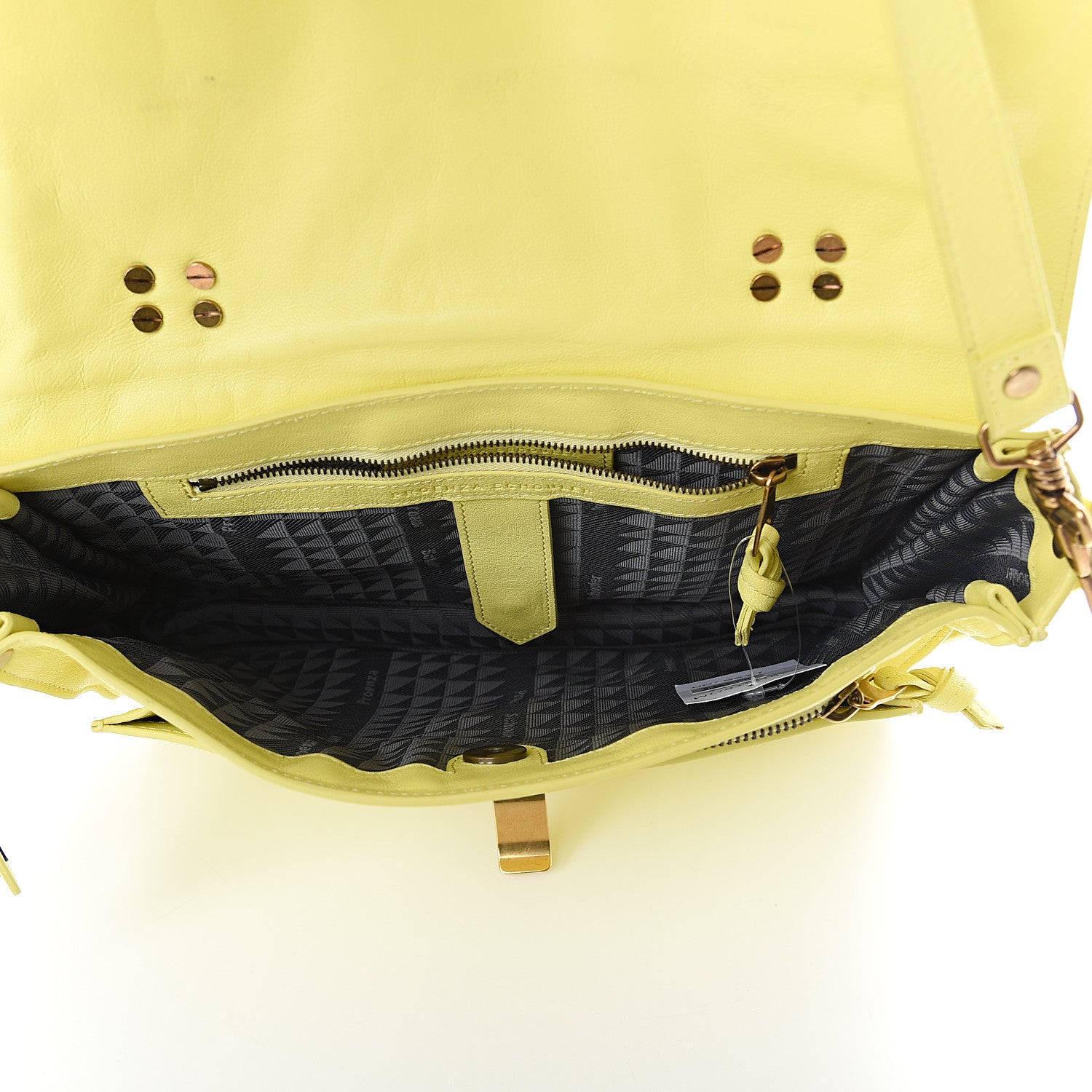 Proenza Schouler Lambskin Medium PS1 Satchel Sunshine 4 of 7