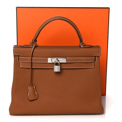 Hermes Togo Kelly Retourne 32 Gold 34 of 34