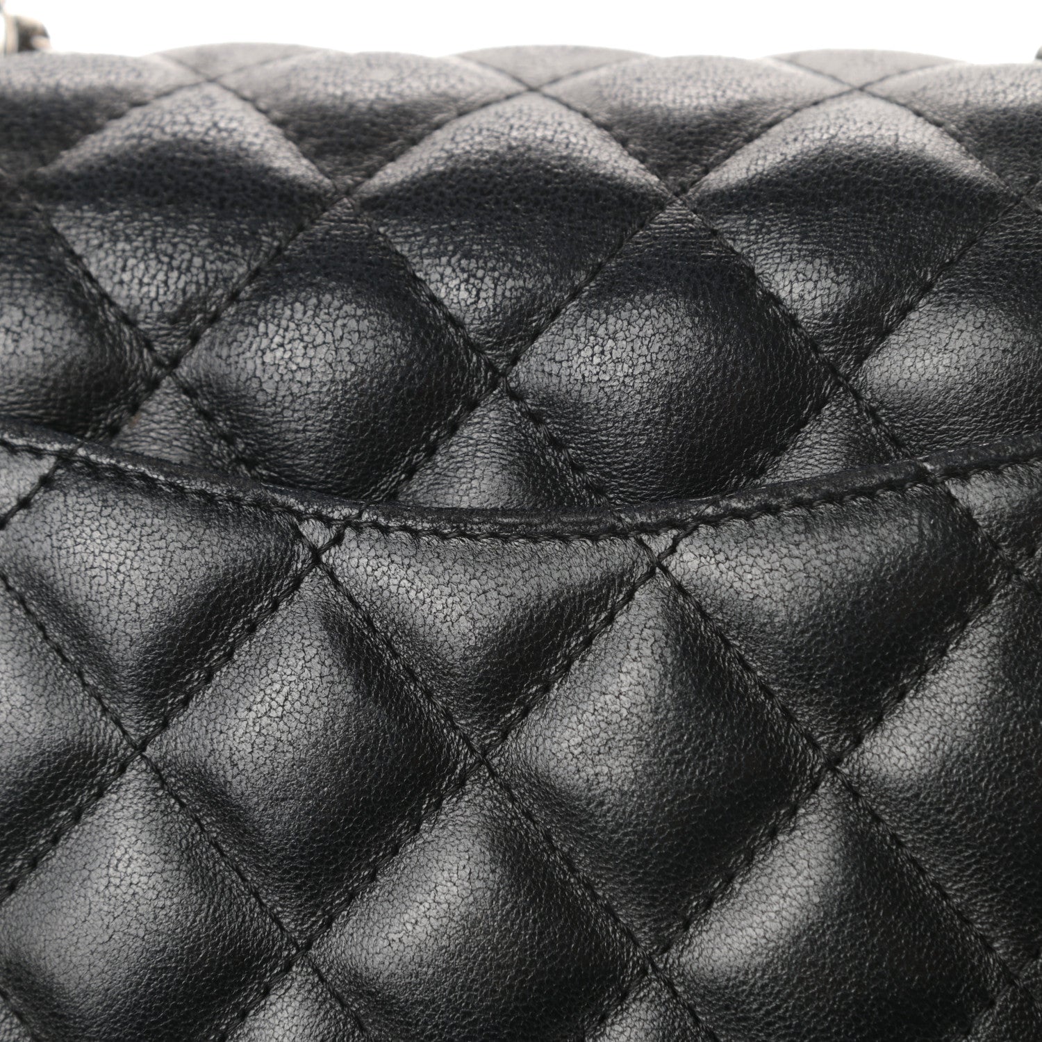 Chanel Lambskin Quilted Mini Square Flap Black 15 of 17