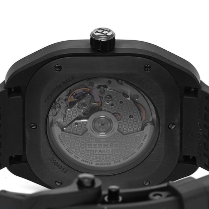 Hermes Graphene Nickel Rubber 39mm H08 Automatic Watch Noir 4 of 5