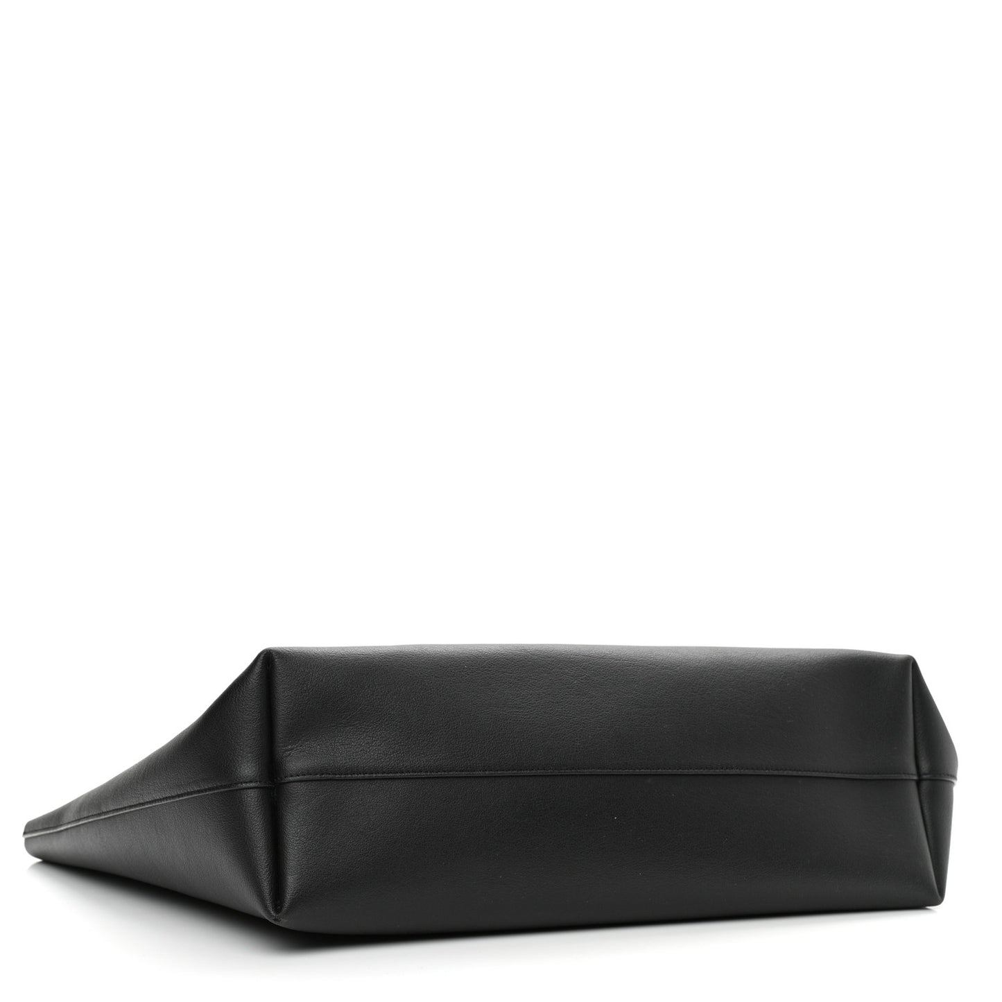 Calfskin Large Shopping Tote Black