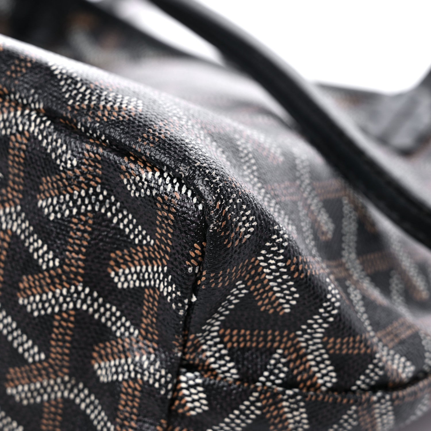Goyard Goyardine Saint Louis Junior Jr PM Tote Black 11 of 22
