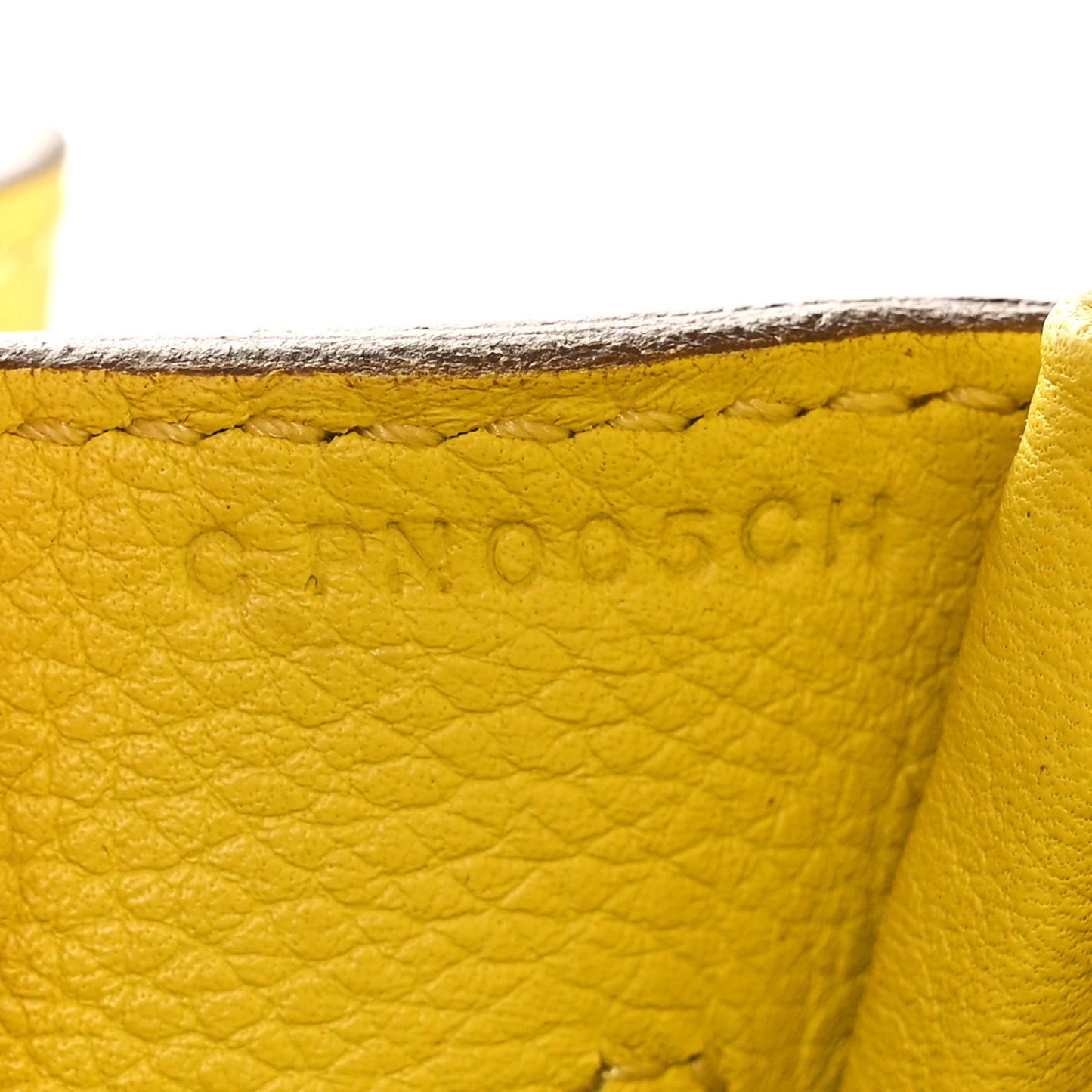 Toile De Camp Evercolor HAC Birkin 40 Ficelle Lime