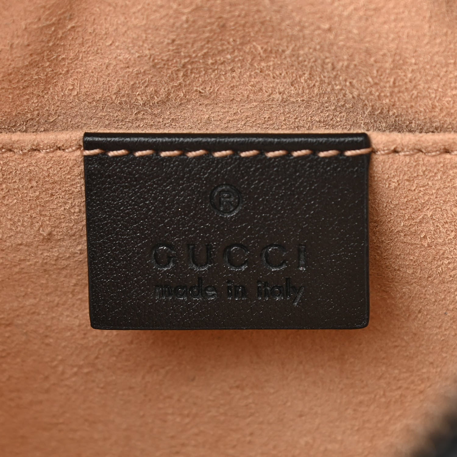 Gucci Calfskin Matelasse Small GG Marmont Chain Shoulder Bag Black 6 of 13