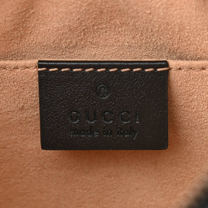Gucci Calfskin Matelasse Small GG Marmont Chain Shoulder Bag Black 6 of 13