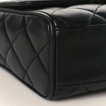 Chanel Lambskin Quilted CC Flap Shoulder Bag Black 6 of 10