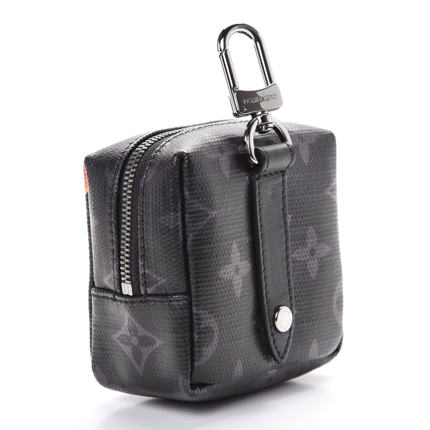 Monogram Eclipse Rainbow Box Pouch Bag Charm Key Ring