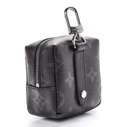 Louis Vuitton Monogram Eclipse Rainbow Box Pouch Bag Charm Key Ring 2 of 5