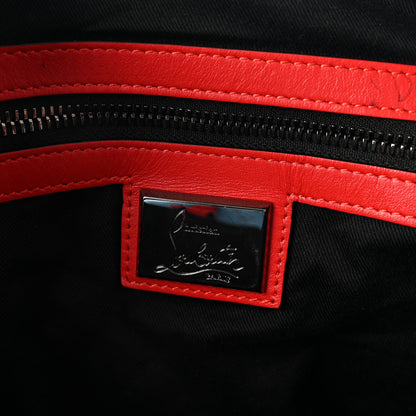 Christian Louboutin Studded Denim Calfskin Duffle Black 6 of 9