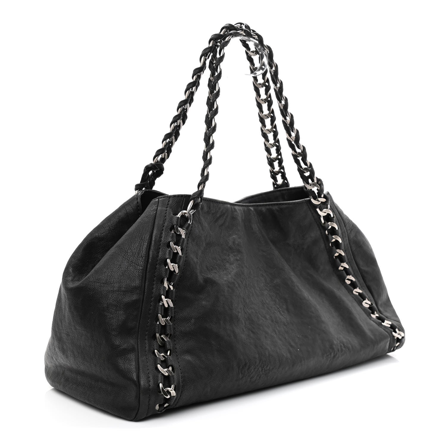 Chanel Calfskin East West Modern Chain Tote Black 3 of 11