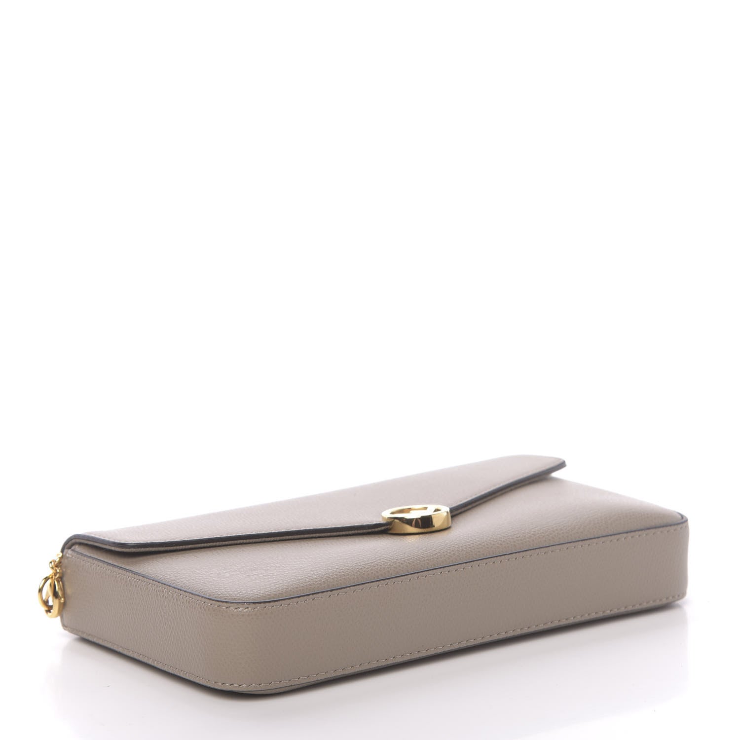 Fendi Vitello Cruise F is Fendi Envelope Wallet on Chain with Pouches Tortora 4 of 10