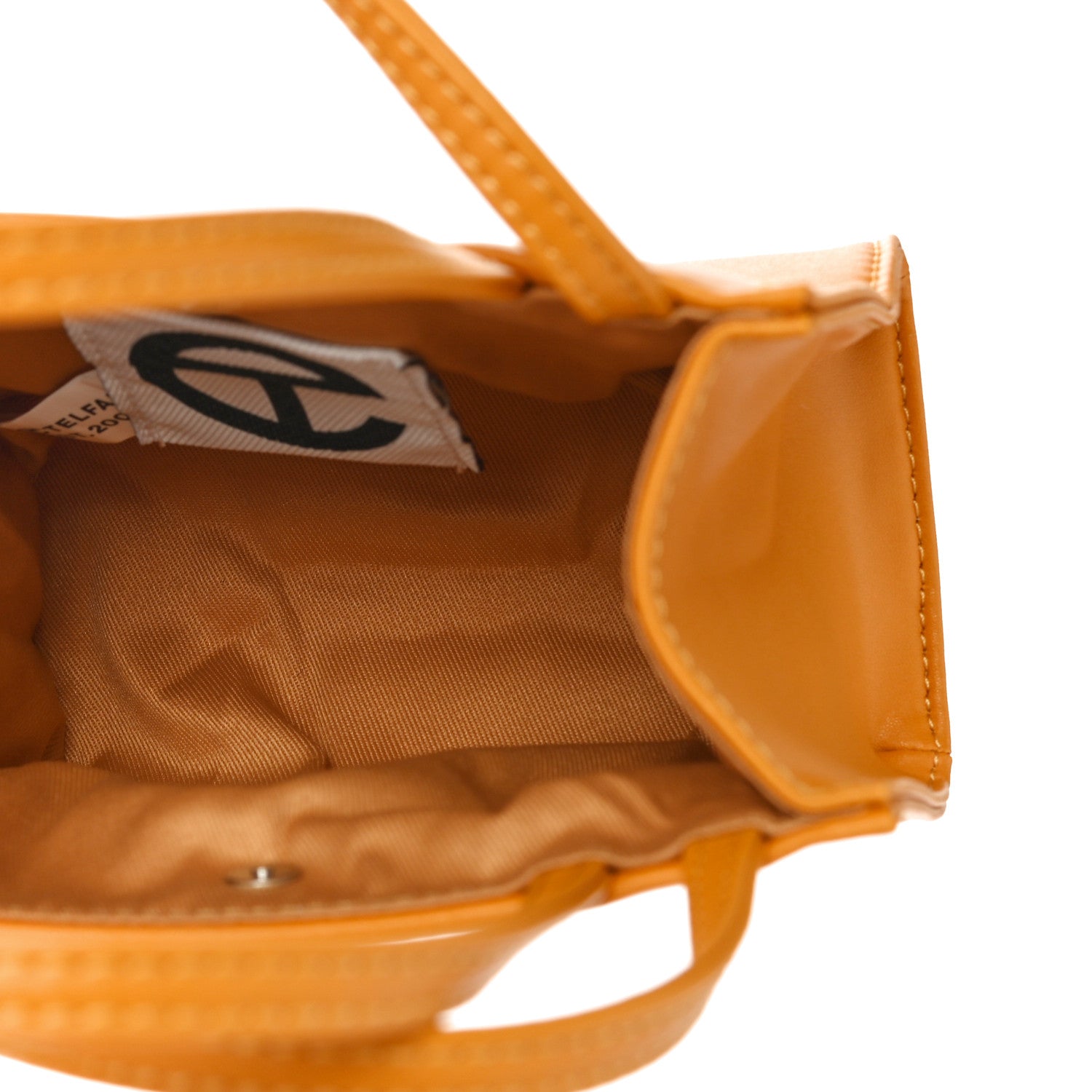 Telfar Vegan Leather Small Shopping Bag Mustard 5 of 10