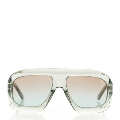 Christian Dior UltraDior Mask Sunglasses Gold Blue 2 of 8