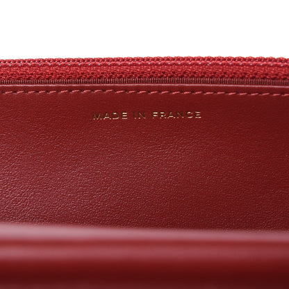 Chanel Caviar Quilted Boy Wallet On Chain WOC Red 7 of 12