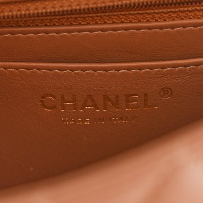 Chanel Lambskin Quilted Mini Rectangular Flap Brown 6 of 10