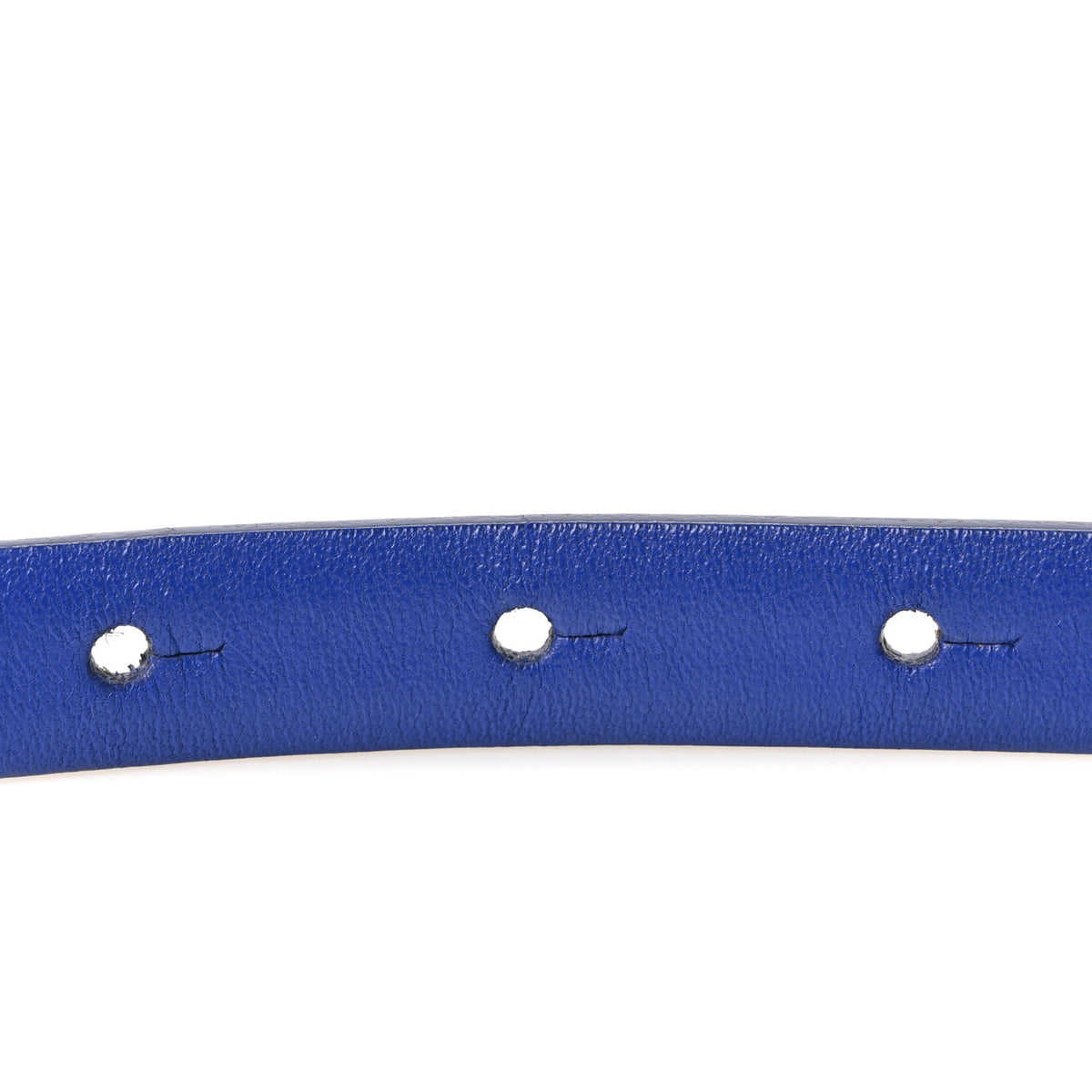 Lambskin Pearl CC Skinny Belt 85 34 Blue