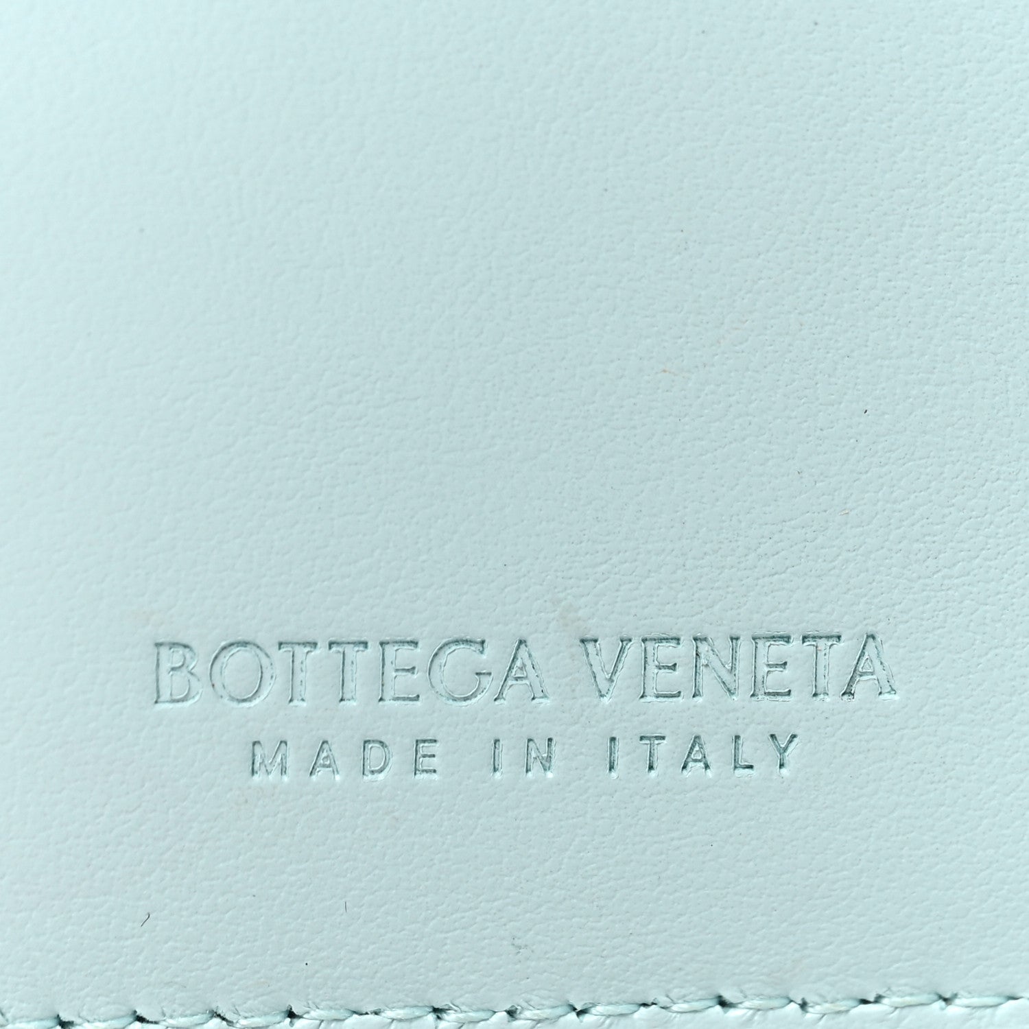 Bottega Veneta Nappa Intrecciato Bifold Zip Wallet Teal Washed 6 of 7