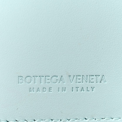 Bottega Veneta Nappa Intrecciato Bifold Zip Wallet Teal Washed 6 of 7